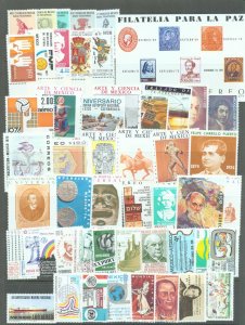 Mexico collection 1971-1985 all in complete sets 250 stamps and 2 MS + 8 MS  MNH