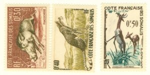 SOMALI COAST 271-273 MNH BIN $2.00