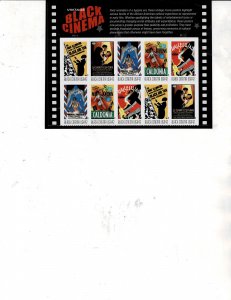 Black Cinema 42c US Postage Half-Sheet #4336-40 VF MNH