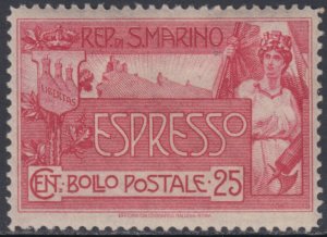 SAN MARINO - Espresso Sassone n. 1 cv 215$ SUPER CENTERED MH*