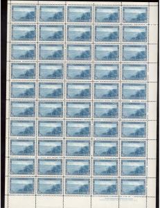 Canada #242 XF/NH Plate #1 Sheet Of 50