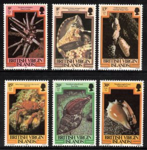 VIRGIN ISLANDS 1982 5c-30c Marine Life, 1982 Imprint; Scott 367a-375a; MNH