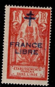 FRENCH INDIA  Scott 162 MH* stamp