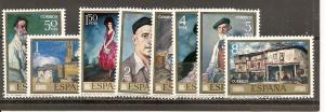Spain 1663-1670 MNH