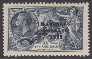 SG 101 Ireland 1935. 10/- indigo. A fine fresh lightly mounted mint example...