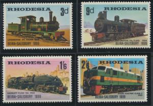 Rhodesia   SG 431 - 434  SC# 267 - 270  MNH Trains see details 