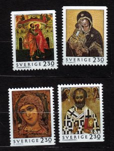 J22905 JLstamps 1992 sweden set mnh #1979-82 christmas