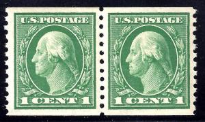U.S.  443 Mint LH XF PAIR 0312