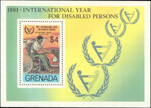 Grenada #1087, Complete Set, Souvenir Sheet Only, 1982, Never Hinged