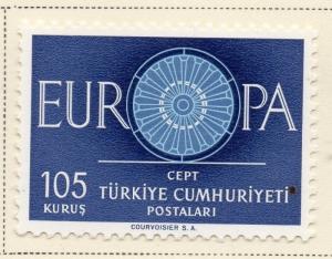 Turkey 1960 Early Issue Fine Mint Hinged 105k. 093957