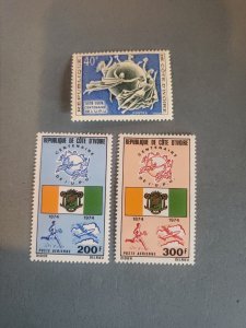 Stamps Ivory Coast Scott #385, C59-60 nh