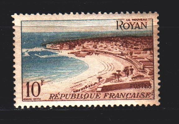 France. 1954. 1006 from the series. City of Rouen. MNH.