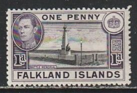 1941 Falkland Islands - Sc 85B - MNH VF - 1 single - King George VI - Memorial