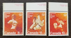 *FREE SHIP Canada Olympic Games Montreal 1976 1975 Sport Boxing Judo (stamp) MNH