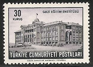 TURKEY 1573 MNH 1963 30K Pictorial Definitive