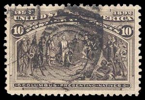 U.S. COLUMBIAN ISSUE 237  Used (ID # 92382)