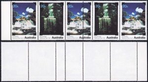 Australia SG708a 1979 National Parks Extra Perfs through middle stamp U/M