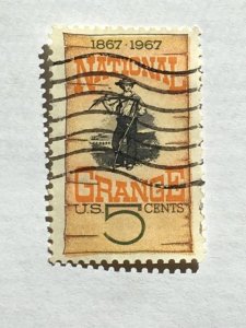 US – 1967 – Single “Grange Issue” Stamp – SC# 1323 - Used