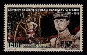 French Polynesia Sc# 1234 MNH Milan Rastislav Stefanik