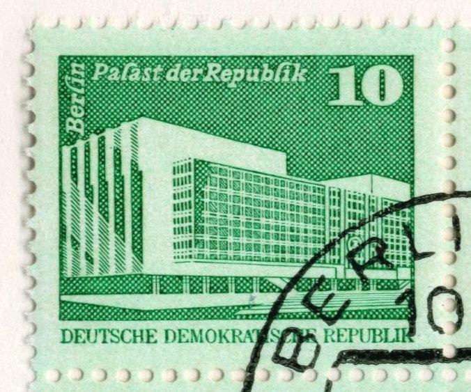 GERMANY DDR #2072 , USED BLOCK OF 4 STAMPS - 1980 - DDR065