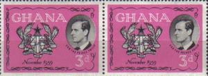 GHANA, 1959, MNH 3d, Visit of the Duke of Edinburgh