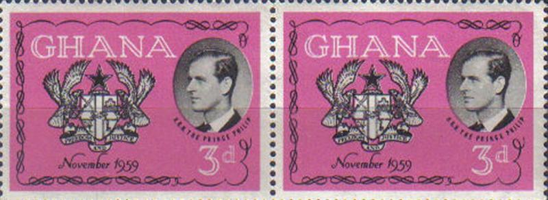 GHANA, 1959, MNH 3d, Visit of the Duke of Edinburgh