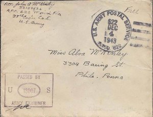 United States A.P.O.'s Soldier's Free Mail 1943 U.S. Army Postal Service, A.P...