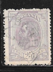 Romania 126: 25b Carol I, used, F-VF