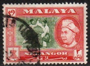 Malaya - Selangor Sc #111 Used