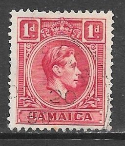 Jamaica 117: 1d George VI, used, F-VF