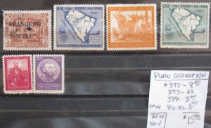 Peru Selection #392//402- SCV=$15.90
