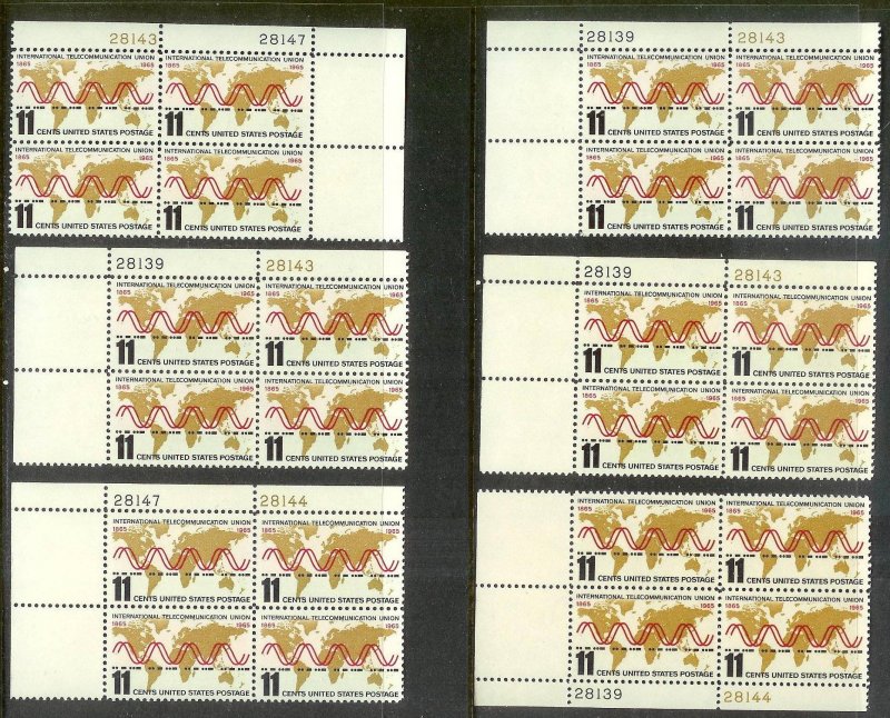 UNITED STATES (198) Blocks/Plate Blocks/Strips Stamps ALL Never Hinged FV=$67+