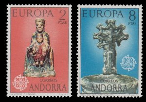 Spanish Andorra 79 - 80 MNH