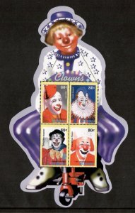 Micronesia 2003 - Circus Clowns - Sheet of 4 Stamps - Scott #553 - MNH