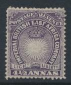 British East Africa Company  SG11  SC#21  Mint Hinged - perf 14 -  see details