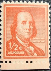 US #1030 MNH Single, Benjamin Franklin, SCV $.25