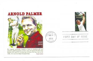 5455 Arnold Palmer Panda Cachets FDC