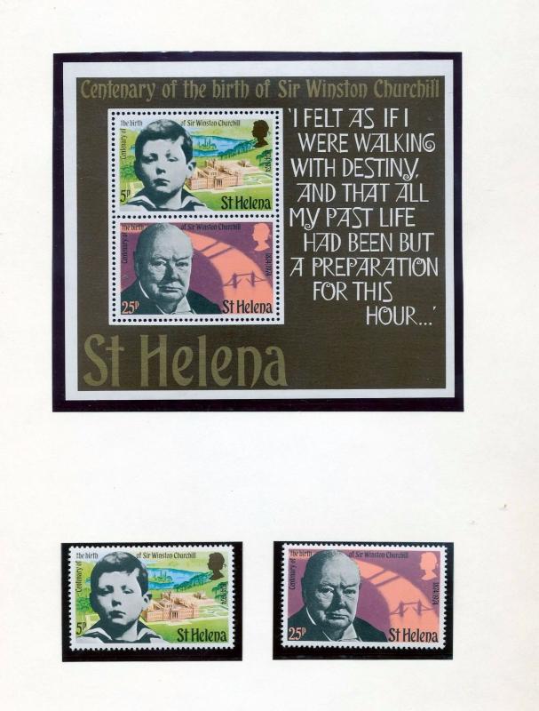 ST HELENA 1971/78 Ships Military Wildlife MNH (50+) SK 275