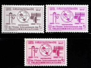 Libya Scott 279-281 MNH**  1965 ITU set