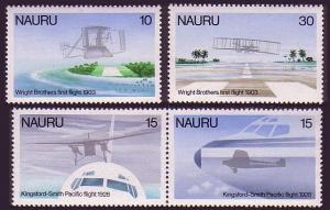 Nauru Flight Anniversaries 4v SG#200/03