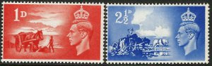 GB KGVI 1948 Channel Islands Liberation Complete Set Unmounted Mint