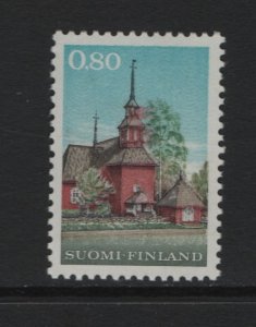 Finland   #467  MNH   1970 wooden church 80p