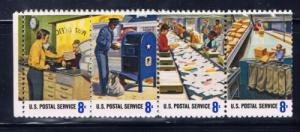 U.S. 1498a NH 1973 Postal Workers Strip