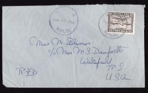 Newfoundland cover-10c Salmon- Gander,NFLD cds-Aug 16 1948-1