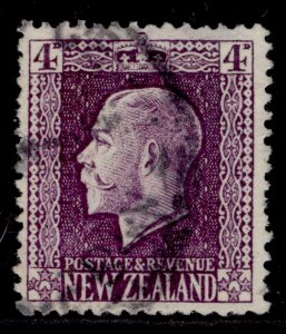 NEW ZEALAND GV SG422e, 4d bright violet, FINE USED.