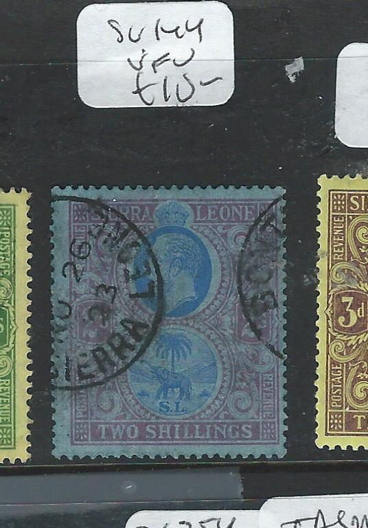 SIERRA LEONE (P0706B)  KGV  2/-   ELEPHANT SG144   VFU