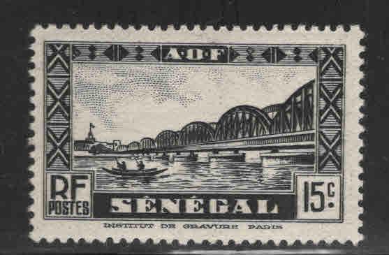 Senegal Scott 148 MH*  Bridge stamp