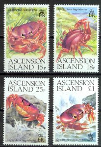 Ascension Sc# 463-466 MNH 1989 Land Crabs