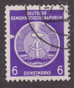 Germany DDR O2 Arms of Republic 1954