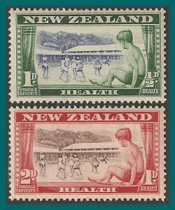 New Zealand  1948 Health, Camp, MNH  #B32-B33,SG696-SG697